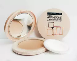 Вирівнювальна компактна пудра Maybelline Affinitone "Довершений тон" (Мейбеллін Аффінатон) Вирівнювальна компактна пудра Maybelline Affinitone "Довершений тон" (Мейбеллін Аффінатон)
