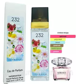 Жіночий парфум № 232 за мотивами Versace Bright Crystal (Версачє Брайт Крістал) 40 мл ОПТ Жіночий парфум № 232 за мотивами Versace Bright Crystal (Версачє Брайт Крістал) 40 мл ОПТ