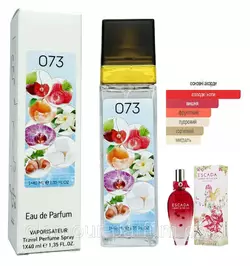 Жіночий парфум № 073 за мотивами Escada Cherry In The Air (Ескада Черрі Ін Зе Еір) 40 мл ОПТ Жіночий парфум № 073 за мотивами Escada Cherry In The Air (Ескада Черрі Ін Зе Еір) 40 мл ОПТ