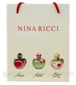 Подарунковий набір парфумерії для жінок NINA RICCI (Ніна Річчі 3*15 мл)