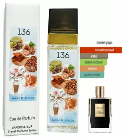 Унісекс парфум №136 за мотивами Kilian Intoxicated (Кіліан Інтоксікейтед) 40 мл ОПТ Унісекс парфум №136 за мотивами Kilian Intoxicated (Кіліан Інтоксікейтед) 40 мл ОПТ