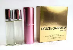 Мініпарфуми Dolce&Gabbana The One Women (Дольче Габбана зе Ван) + 2 запаски, 3*20 мл.
