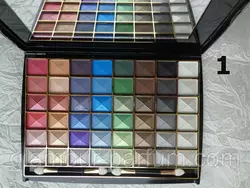 Тіні для віку, компактний набір з 48 кольорів Relouis Smashing 48 Color Eyeshadows