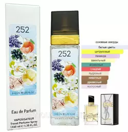 Жіночий парфум № 252 за мотивами Yves Saint Laurent Libre (Ів сен Лоран Лібре) 40 мл ОПТ Жіночий парфум № 252 за мотивами Yves Saint Laurent Libre (Ів сен Лоран Лібре) 40 мл ОПТ