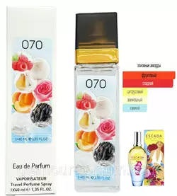 Жіночий парфум № 070 за мотивами Escada Agua del Sol (Ескада Аква дел Соль) 40 мл ОПТ Жіночий парфум № 070 за мотивами Escada Agua del Sol (Ескада Аква дел Соль) 40 мл ОПТ