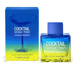 Парфуми для чоловіків Antonio Banderas Cocktail Seduction Blue for Men (Антоніо Бандерас Коктейл Седакшн Блю)