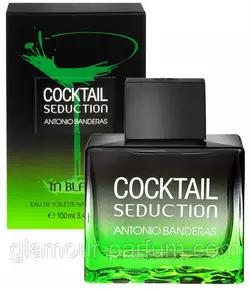 Чоловічі парфуми Antonio Banderas Cocktail Seduction in Black for Men (Антоніо Бандерас Коктейль ін Блек)
