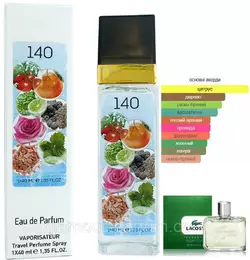 Чоловічий парфум № 140 за мотивами Lacoste Essential (Лакоста Есеншил) 40 мл ОПТ Чоловічий парфум № 140 за мотивами Lacoste Essential (Лакоста Есеншил) 40 мл ОПТ