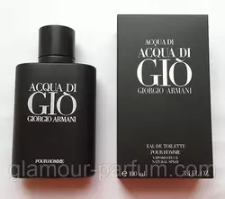 Чоловіча туалетна вода Giorgio Armani Acqua Di Gio Black Pour Homme (Армані Аква Ді Джіо Блек пур Хом)