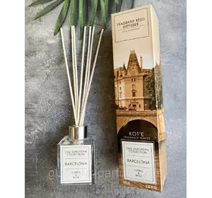 Аромадиффузор парфумований з ароматом "BARCELONA" Citrus & Basil - Kot'e, для дому і офісу Аромадиффузор парфумований з ароматом "BARCELONA" Citrus & Basil - Kot'e, для дому і офісу