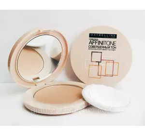 Вирівнювальна компактна пудра Maybelline Affinitone "Довершений тон" (Мейбеллін Аффінатон) Вирівнювальна компактна пудра Maybelline Affinitone "Довершений тон" (Мейбеллін Аффінатон)