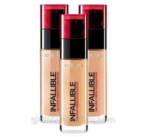 Тональний крем для обличчя Loreal Infallible Stay Fresh Foundation (Лореаль Інфалібел) НЕПОБЕДИМИЙ Тональний крем для обличчя Loreal Infallible Stay Fresh Foundation (Лореаль Інфалібел) НЕПОБЕДИМИЙ