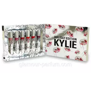 Набір рідких матових помад Kylie Holiday Edition (6 штук)