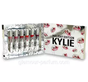 Набір рідких матових помад Kylie Holiday Edition (6 штук) Набір рідких матових помад Kylie Holiday Edition (6 штук)