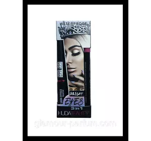 Набір Huda Beauty Bright Eyes 3 in 1: туш, підводка та олівець Набір Huda Beauty Bright Eyes 3 in 1: туш, підводка та олівець