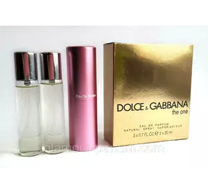 Мініпарфуми Dolce&Gabbana The One Women (Дольче Габбана зе Ван) + 2 запаски, 3*20 мл.