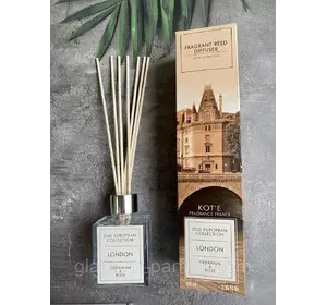 Аромадиффузор парфумований "LONDON" Geranium & Rose - Kot'e для дому, офісу Аромадиффузор парфумований "LONDON" Geranium & Rose - Kot'e для дому, офісу