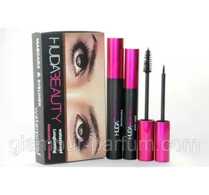 Huda Beauty 2 в 1 Водостійка туш і підводка Huda Beauty 2 в 1 Водостійка туш і підводка