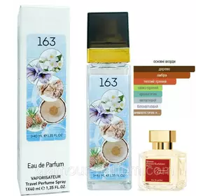 Жіночий парфум № 163 за мотивами Maison Francis Kurkdjian Baccarat Rouge 540 ( Баккарат Руж 540) 40 мл. ОПТ Жіночий парфум № 163 за мотивами Maison Francis Kurkdjian Baccarat Rouge 540 ( Баккарат Руж 540) 40 мл. ОПТ