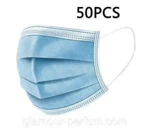 Захисна маска для обличчя (блакитна) Захисна маска для обличчя (блакитна)