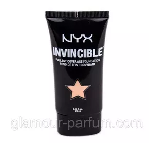 Рідка тональна основа NYX Invincible Fullest Coverage (Нікс)